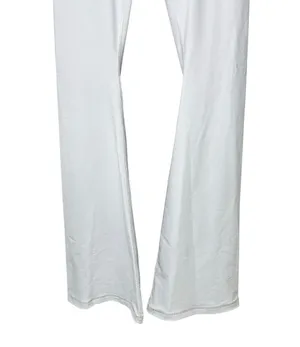 MiniBeast Women’s Flare Yoga Pants Size M White‎ High Waist Stretch Activewear thumbnail 7