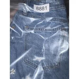 american eagle mom short‎ embroidered flower design 00 Cut Off thumbnail 10
