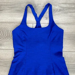 Victoria’s Secret On Point Athletic Tennis Dress Pocket Lined Blue Size Small thumbnail 4