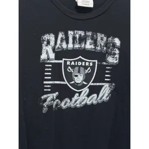 NFL Team Apparel Raiders Graphic Logo T-shirt Short Sleeve Size XL Football thumbnail 2