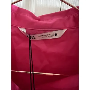 ZARA NWT POPLIN LONG SLEEVES‎ CROP TOP FUCHSIA Shirt 4886/253 M thumbnail 8