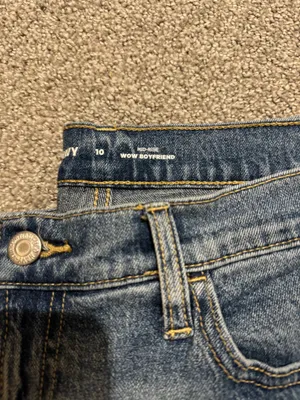 Old Navy Boyfriend Jeans Mid-Rise thumbnail 2