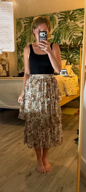 Chelsea & Violet Tiered Skirt XS thumbnail 1