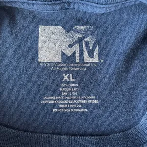 Women's Blue MTV Crop Top XL thumbnail 5