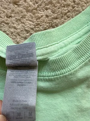 Sleeveless Mint Green Tank Top with Navy Dog Logo thumbnail 2