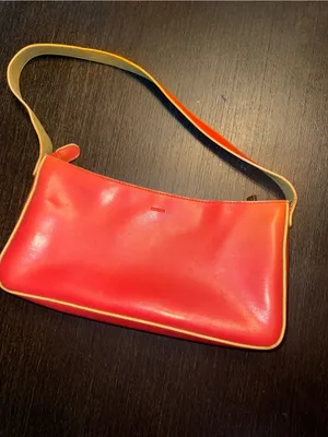 Mondani New York Y2K Red Faux Leather Shoulder Bag thumbnail 2