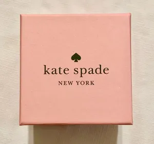 Kate Spade Pearl earrings with golden crown/sun detail - “flying colors” cream thumbnail 2