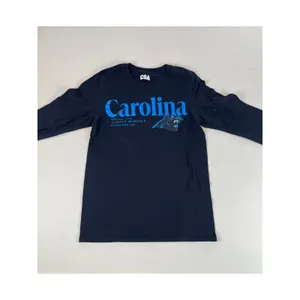 CSA Womens Black Carolina Panthers Long Sleeve Tee M thumbnail 2