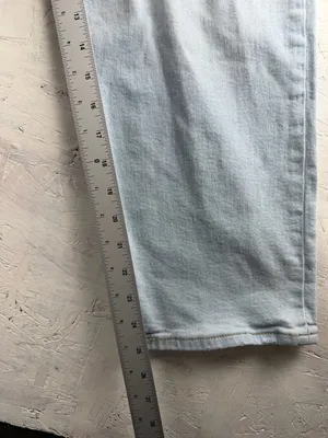 Levi’s Ribcage Straight Ankle Jeans Light Wash Women 27‎ High Rise thumbnail 8