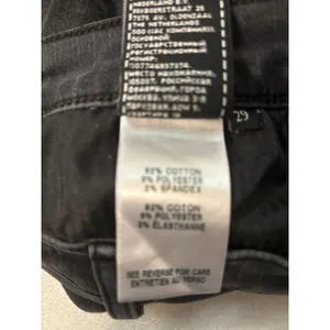 Seven For All Mankind Black Denim Cropped Flare Hi-Waist Jean 29 Preppy Casual thumbnail 12