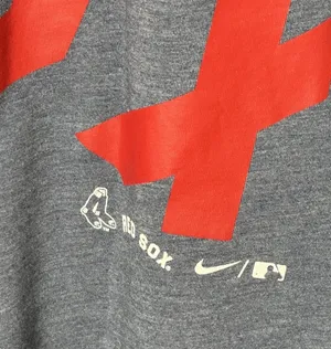 Nike Red Socks Men Red Tee Size 2XL-Coppertown Collection thumbnail 4