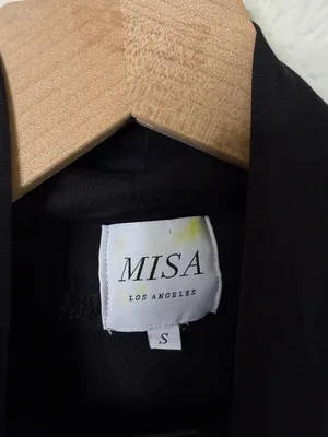 MISA Los Angeles‎ LIV Dress Long Sleeve Mock-neck Midi Women’s Size S thumbnail 6