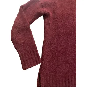J. Crew‎ wine red womens sweater sz XS merino wool blend thumbnail 5