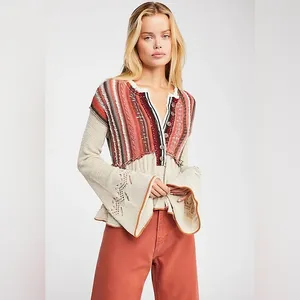 Free People Womens Meadow Lakes Knit Sweater thumbnail 8