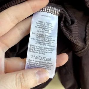 Madewell purple corduroy faux wraparound long sleeved blouse women's size M‎ thumbnail 6