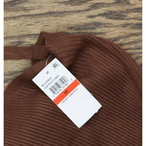Rosie Harlow Juniors Surplice-Neck Dolman-Sleeve Knit Dress Cappuccino Brown XS thumbnail 3