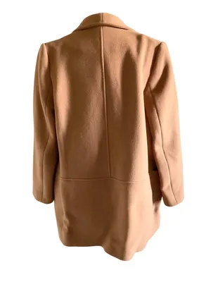Sézane James wool Coat camel SZ38 bust40 US6 thumbnail 3