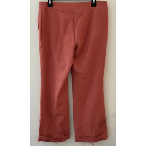 J.Crew Favorite Fit Wide Leg Trousers Salmon Cuffed Wool Size 10 Career Corpcore thumbnail 2