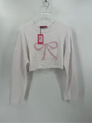 Edikted White Cropped Bow
Sweater size medium NWT thumbnail 2