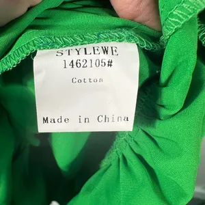 Misa Hylton for INC Green High Neck Spaghetti Strap Tiered Dress Size Small NWOT thumbnail 9