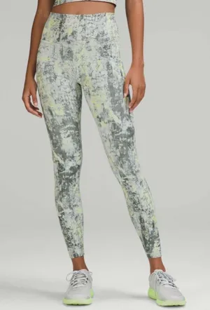 Lululemon Wunder Train High Rise Tights with Pockets 25" Smoked Spruce Multi 6 thumbnail 1