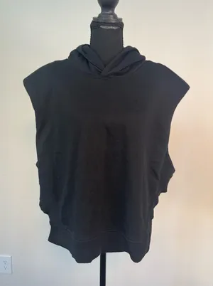 Alo Yoga Black Sleeveless Hoodie Size  thumbnail 1