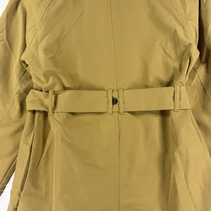 A New Day Womens Double Breasted Trench Coat Tan Khaki Oversized XS New Tags Quiet Luxury thumbnail 11