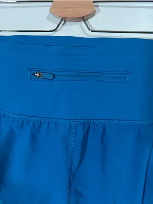 Lululemon Pace Perfect Shorts in Whirlpool Blue Size 8 Brief-Lined 3” thumbnail 6