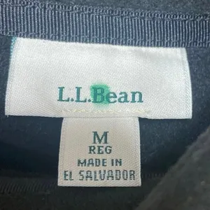 L.L.Bean Women's Black Sleeveless Turtleneck Full Zip Vest Coat Jacket Size M thumbnail 3