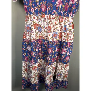 Harlow & Rose Floral Boho Tiered Midi Dress Cottagecore Prairie‎ NWT Medium thumbnail 4