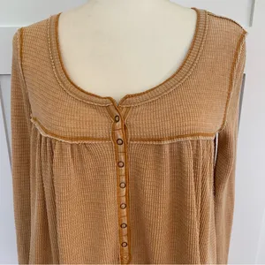 Free People Kai Thermal Henley Top XS thumbnail 4