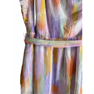 Midi Dress One Shoulder Flutter Sleeve Medium Womens Garden Party Chic thumbnail 8