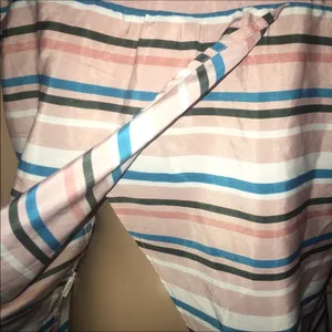Pretty stripped sleeveless blouse Size L thumbnail 4