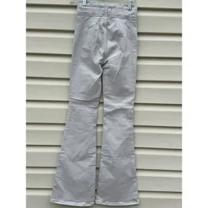 Free People We The Free Flare Jeans Women’s 25 High Rise Beige Stretch Boho thumbnail 5