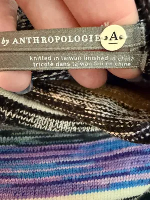 Anthropologie Space Dyed Sleeveless Sweater Cowl Neck Tunic Lagenlook NWOT thumbnail 9