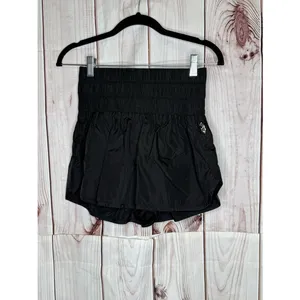 Free People Movement Shorts Black The Way Home Medium thumbnail 3