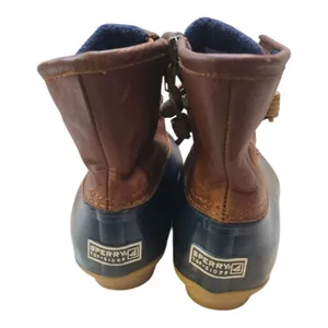 Sperry Saltwater Duck Boots Blue and‎ Brown Size 5M thumbnail 4