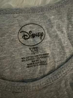 Disney Gray Mickey Mouse Tank Top thumbnail 2