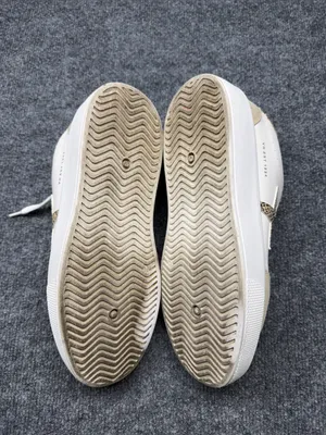 Vintage Havana White Sneakers with Gold Star Accent thumbnail 6