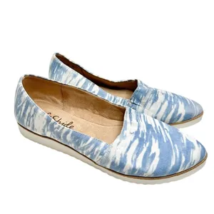 LifeStride Bloom Blue White Fabric Slip On Loafers Flats 5.5M Velocity thumbnail 2