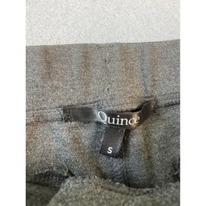 Quince Womens Ultra-Stretch Ponte Straight Leg Pants Charcoal Grey Size S 28in thumbnail 5