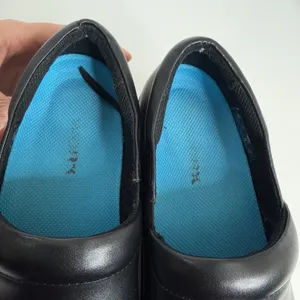 DrScholls Dynamo Work Leather Clog Black 8M Nurse‎ Doctor Slip/Oil Resistant thumbnail 5
