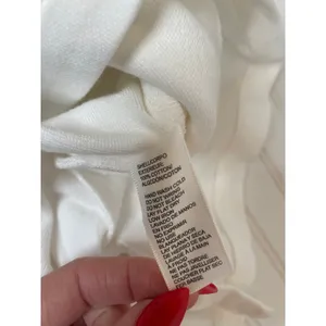 NWT Rebecca Minkoff Iman Dress White Mini French Terry Belted Cotton Size XL thumbnail 7