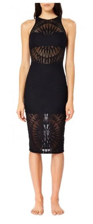 Mara Hoffman Swim Cover‎ Up Dress Black Sz Small thumbnail 1