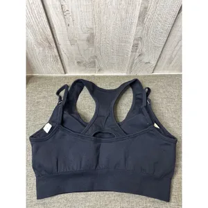 Suuksess Womens Large Black Stretchy Racerback Sports Bra Workout Exercise thumbnail 2