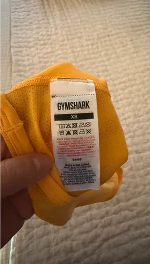 Gymshark Orange active racerback cropped tank thumbnail 6