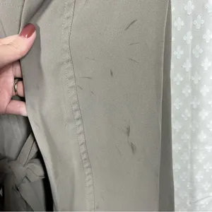 Aritzia Babaton Taupe Light Academia Flowy Quincy‎ Tie Waist Lightweight Jacket thumbnail 10