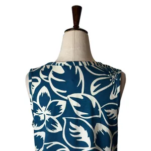 Natural Reflections Tank Dress Women Small Blue NWT Floral Everyday Knit‎ Mini thumbnail 6