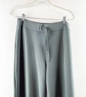 SPANX Air Essentials High Rise Wide Leg Sweatpants Green XL Tall thumbnail 7