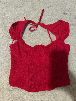 Red Garage Corset Top thumbnail 1